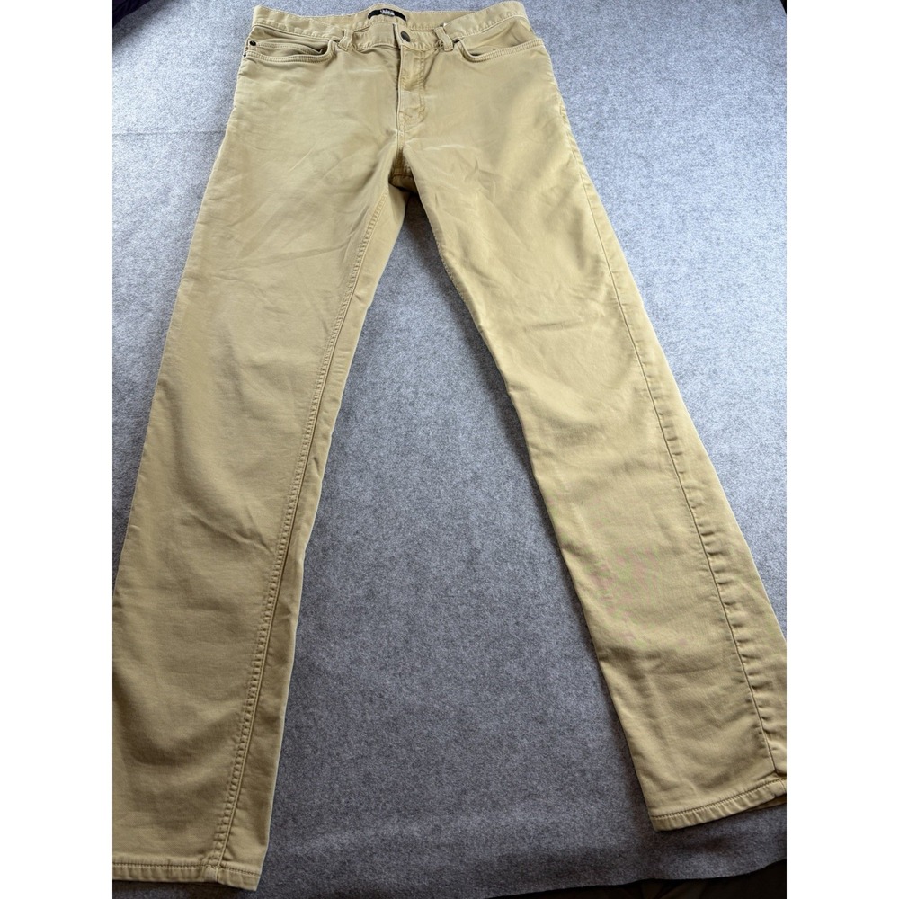 Quince Mens Straight Leg Pants 32x34 Sand Dune Beige Comfort Stretch Traveler
